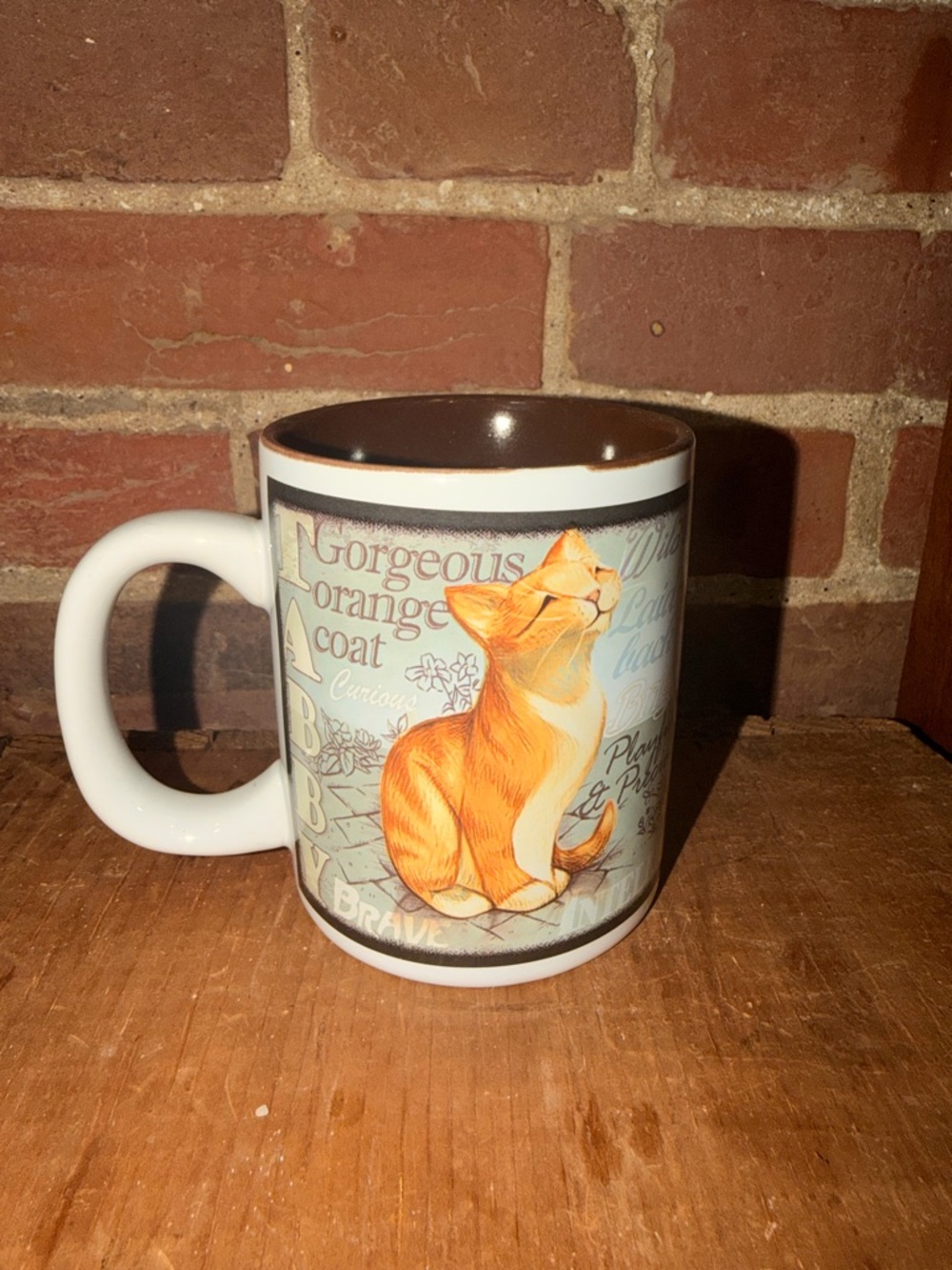 My Pedigree Pals‎ Ceramic Tabi Cat Mug by Pavilion Gift - White
